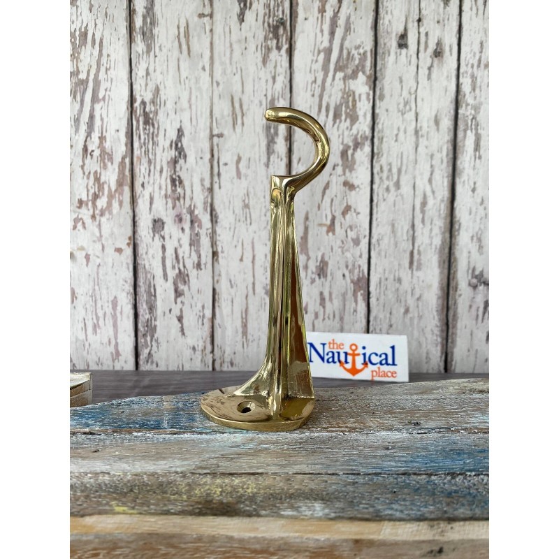 6" Solid Brass Ship Lantern Hanger - Heavy Duty -