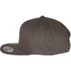Flexfit Unisex Organic Cotton Snapback Baseball Cap, dark grey, One