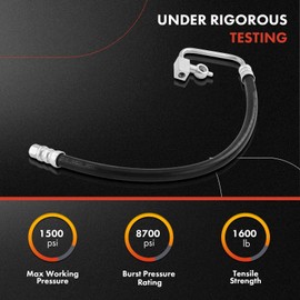 A-Premium Power Steering Hose Pressure Hose Line Assembly Compatible with Infiniti Q60 2015, G35 2007-2008, G37 2008-2013, 3.5L 3.7L