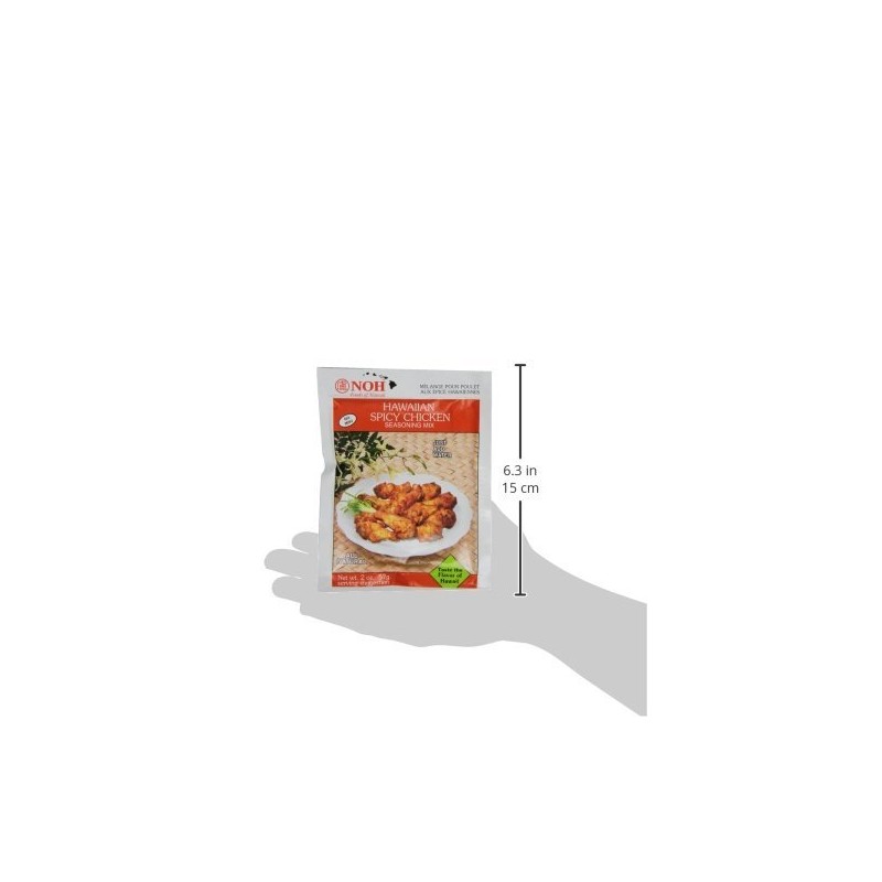 All Natural NOH Hawaiian Spicy Chicken Seasoning Mix, 2 oz