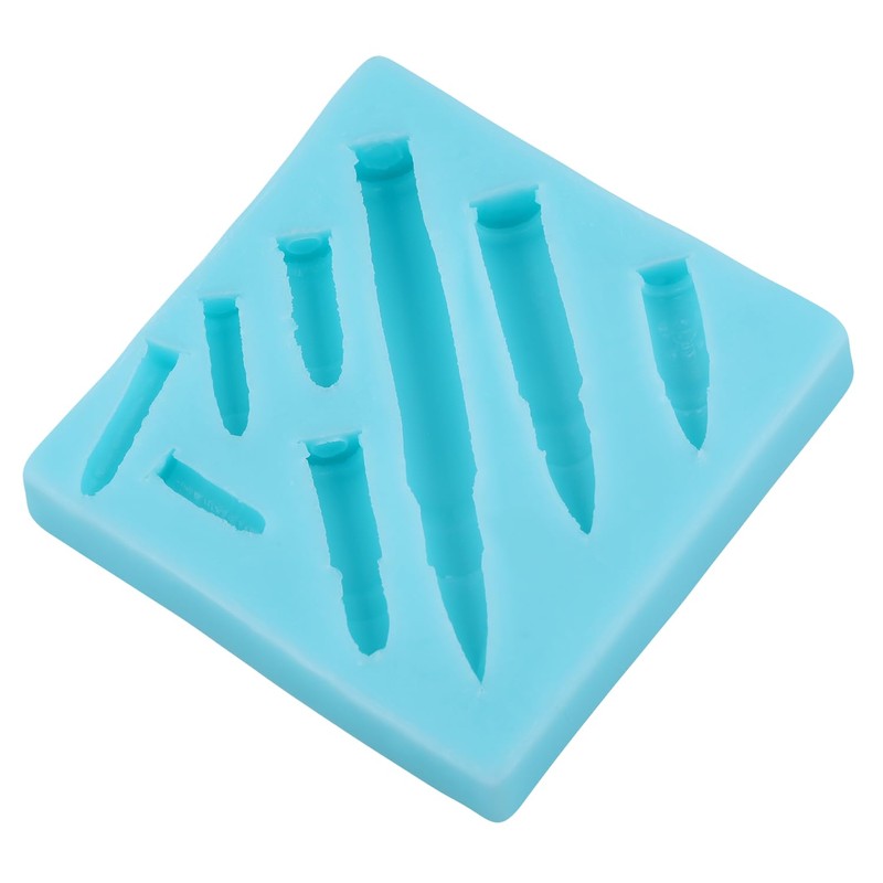 Bullet Fondant Silicone Molds Bullet Chocolate Candy Mold
