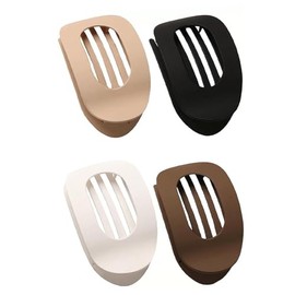4pc Horquillas Planas, Sólidas Pinzas Planas Francesas, Adecuadas Para El Cabello Grueso Y Delgado De Las Mujeres, Horquillas Clásicas De Estilo Medio