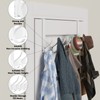 Peasulin Over The Door Hooks, Sturdy Door Hanger, Large Over