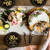 Fitoyplak 30th Birthday Decorations for Him Her,Black Gold 30 Year