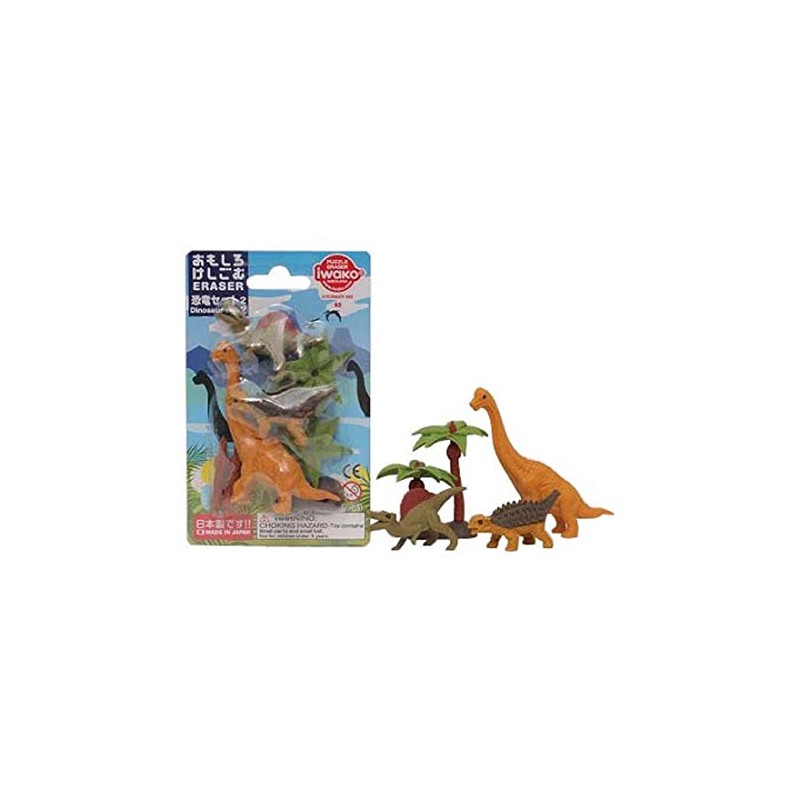 Iwako Puzzle Erasers Dinosaur 2