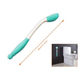 Butt Wiping Aid - Long Reach Comfort Wiper - Self Wipe Assist Toilet Aids Wand Bathroom Bottom Wiper - Elderly Daily Living Aids for Limited Mobility