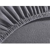 Visaggio Classic Fitted Sheet, 100% Cotton Jersey Fitted Sheet, Bed