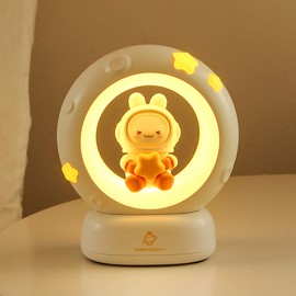 Wetry Nachtlicht Baby LED Nachtlicht Kinder Nachttischlampe Dimmbares für Mädchenzimmer Deko Schlummer Hase Lampe zum Neugeborene Stillen Geschenke zur Geburt