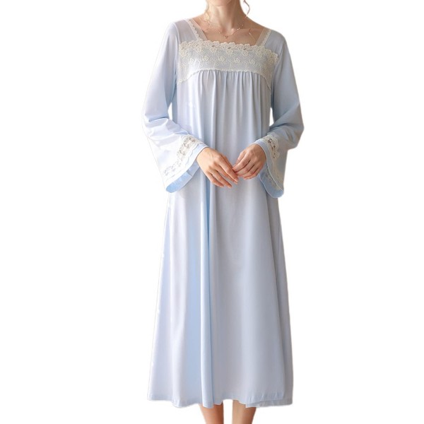 Homgro Camisa de dormir de algodón para mujer, lindo camisón