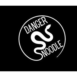 Danger Noodle Snake Funny LLI | Decal Vinyl Sticker | Cars Trucks Vans Walls Laptop | White | 5.3 x 5.1 in | LLI2366