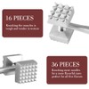 Armo® Stainless Steel Meat Tenderizer Non Slip Double Sided Kitchen