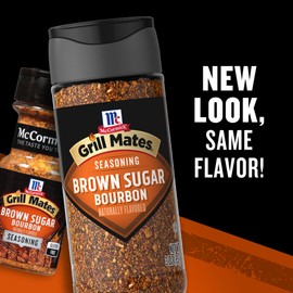McCormick Grill Mates Brown Sugar Bourbon Seasoning, 3 oz