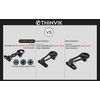 Thinvik Out-Front Extended Mount&Bike Computer Mount for Garmin Wahoo Bryton