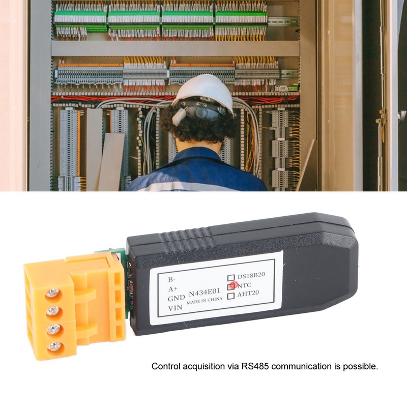 Built in NTC Temperature Sensor PLC RTU RS485 Temperature Collector