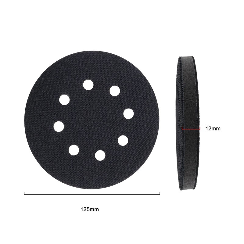 eMagTech 2PCS 125mm Soft Sponge Interface Pad Sanding Pad 8