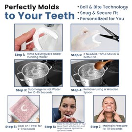 ProDental Thin and Trim Anti Grinding, Teeth Whitening Mouth Guard, Pack of 3