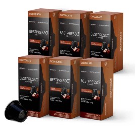 Bestpresso Coffee for Nespresso Machine 120pods Chocolate  Blend-MED Intensity