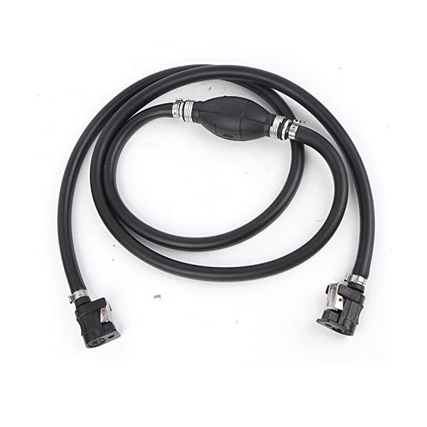 Marine Johnson 3/8in Boat Motor Fuel Gas Hose Line Assembly Primer Bulb Connector for Johnson Outboard Fuel line