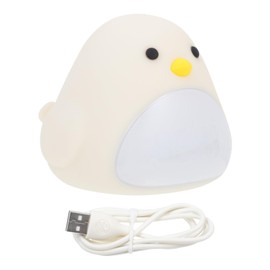 Zerodeko Bird Smart Timer Mute Night Light Alarm Clock for Multipurpose Bedside Decor Light with Temperature Display for Childrens Bedroom Decor