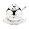 EDZARD Jago Jam Jar (Diameter 10 cm) Elegant Silver-Plated with