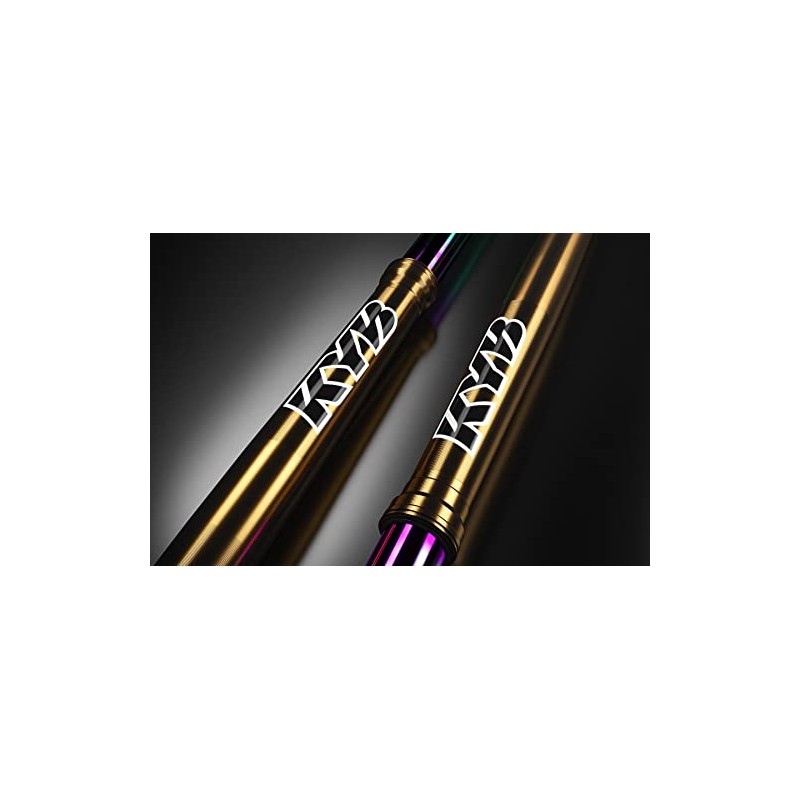 Sticker Fork Stitch Crystal Motocross Enduro Compatible with KYB Black