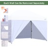 Eurmax USA Full Zippered Walls for 8x12 Easy Pop Up
