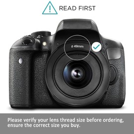 55mm Lens Cap, CAM-ULATA 3-Pack Universal Plastic Snap on Center Pinch Lens Caps Set with Microfiber Lens Cleaning Cloth for Canon Nikon Sony Olympus DSLR Camera