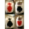 Unbranded Crocheted Can Glass Cozies - 4 Bridge or Poker