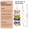 Josuyofo 2 PCS Sock Laundry Clip for Washing Drying &