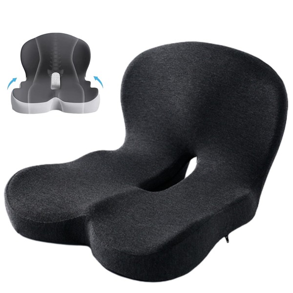 BIBIFACTORY 2025 New Reenly Back and Seat Cushion Car, Memory