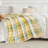 Gogreen Cozy Flannel Blanket Printed -Throw Size Bed Blanket for