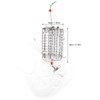 Crab Snares with 8 Loops Reusable Cylindrical Stainless Steel Wire