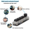 EIMSOAH Mini 4 Key Mechanical Gaming Keypad, Programmable USB BT