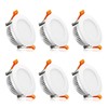 BIRRAY 2 Inch LED Recessed Lighting, 3000K Warm White, 3W(35W