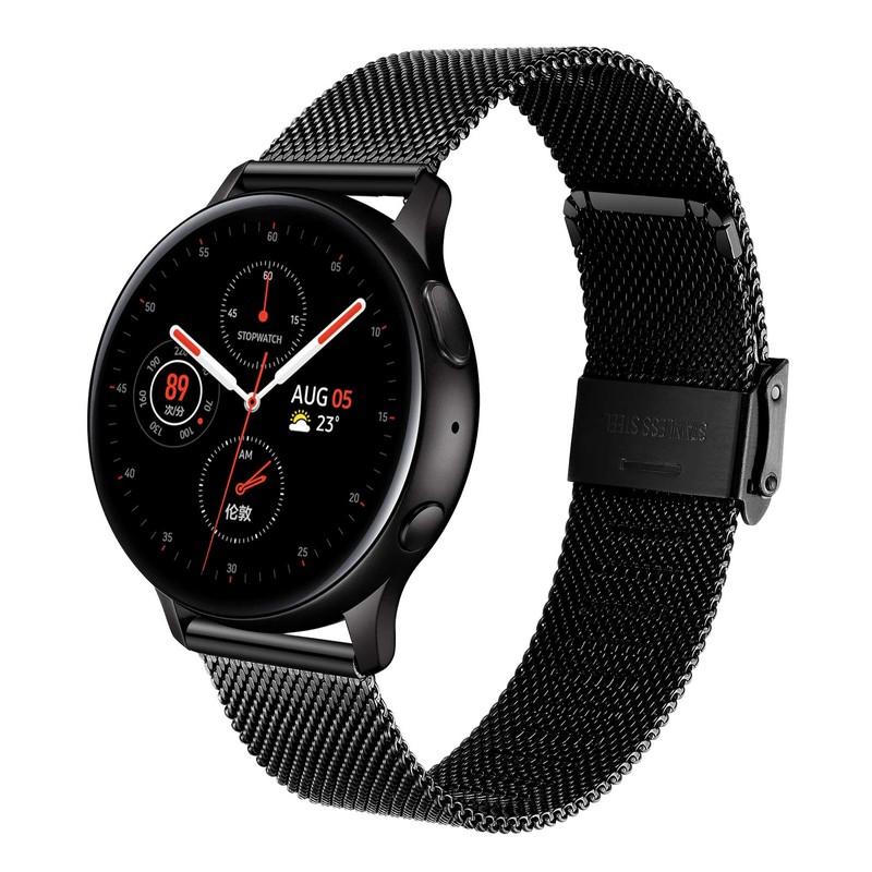 Xiruve Stainless Steel Mesh Quick Release Replacement Strap for Men