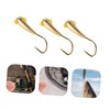 BESPORTBLE 3pcs Fish Hook Long Shank Offset Hooks for Catfishing
