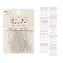 MST-FA40-D Marks Nuance Color Masking Tape, Flake Type, For Titles That Can Be Written With Water-Based Pens, "Master" Notebook Deco,