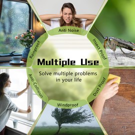 Brush Weather Stripping, Door Seal Strip for Door Frame and Sliding Windows, 33ft Self-Adhesive Felt Weather Stripping, Soundproofing, Draft Stopper, Dustproof, Windproof, 0.6" x 0.35", Grey