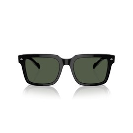 Vogue Eyewear VO5573S Sunglasses, Black/Dark Green Polarized, 55 mm