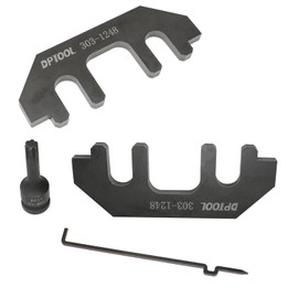 DPTOOL Camshaft Holding Tool Timing Alignment Holder Tool Kit Compatible with Ford Lincoln Mercury 3.5L 3.7L 4V Engines Replace 303-1248 303-1530 OTC 6682 with RT11 Removal Socket and Portable Case