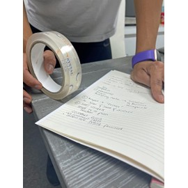 WOD CST22CC Crystal Clear Multi-Purpose Book Repair Tape – 1 inch x 55 yds. See-Through Protection, Label Covering, Outdoor Uses, Lamination, and Carton Sealing.