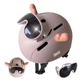 Rideez D Casco Para Bicicleta De Equilibrio Bici Niño Niña Color Coral Talla S CHICO 48-53 CM