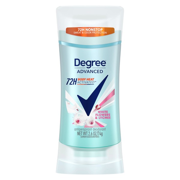 Degree Degree Advanced Protection Antiperspirant Deodorant White Flowers & Lychee