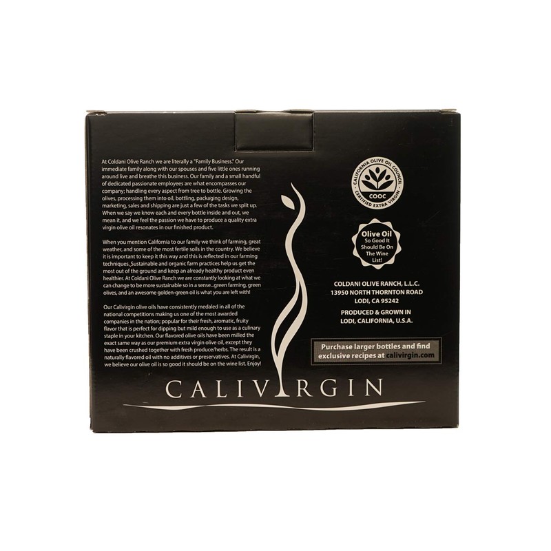 Calivirgin Olive Oil & Balsamic Vinegar Spicy Gift Set -