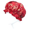 Wrapables® Stylish Double Layer Waterproof Shower Caps (Set of 4),