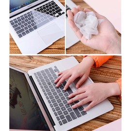 Universal Keyboard Protector Cover Skin for Laptop Notebook 13" 14" 15.6" inch,Ultra Thin Silicone Waterproof Dustproof Keyboard Protector Skin (15"-17.3" Universal Laptop Keyboard Covers)