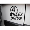 Mopar Jeep Wrangler Willys Wheeler 4 Wheel Drive Sticker Decal
