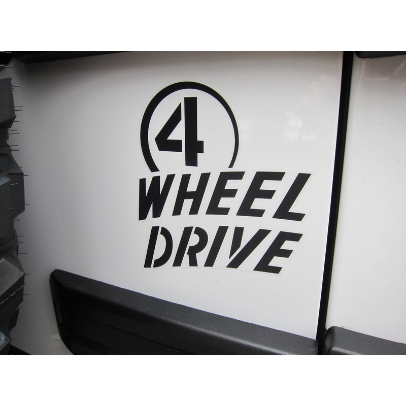 Mopar Jeep Wrangler Willys Wheeler 4 Wheel Drive Sticker Decal