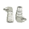 90 Degree Flat Face Hydraulic Quick Connect Coupler Set for
