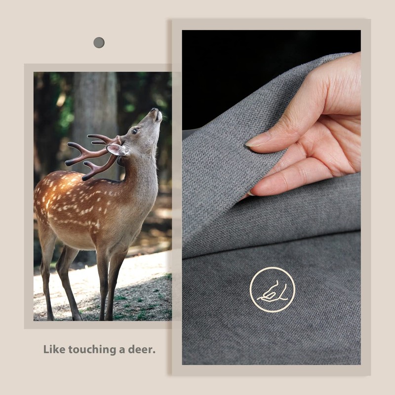 BALCONY & FALCON Tablecloth, Fluffy Look, Washable, Table Runner, Table